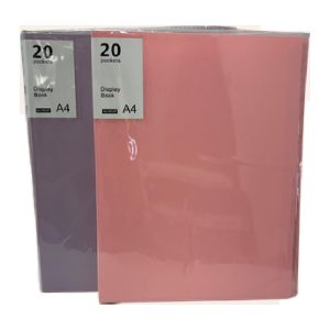 קלסר 20 תאים עבה בצבעי פסטל