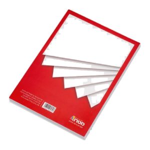 בריסטול A4 צבעים - לבן/שחור/צבעוני