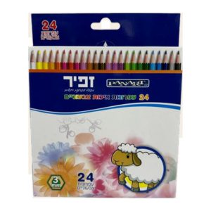 12 עפרונות צבעוניים - זפיר